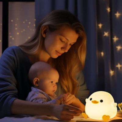 veilleuse-bébé-led-canard-en-silicone-le-compagnon-idéal-pour-des-nuits-sereines