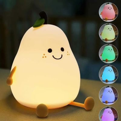 veilleuse-bébé-poire-lumière-led-apaisante-différente-couleur-idéal-pour-bébé