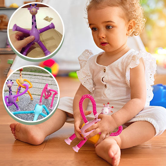 jouet-bebe-girafe-télescopique-ventouse-idéal-pour-rendre-votre-bébé-heureux