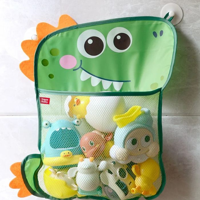 jouet-de-bain-filet-de-rangement-dinosaure