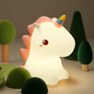 Veilleuse Bébé | Licorne Mignonne en Silicone