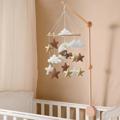 Mobile bebe cloche de lit féérique musicale — décoration chambre bébé