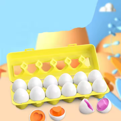 Jouet Bébé | Œuf Sensoriel Blanc — SmartEggs™