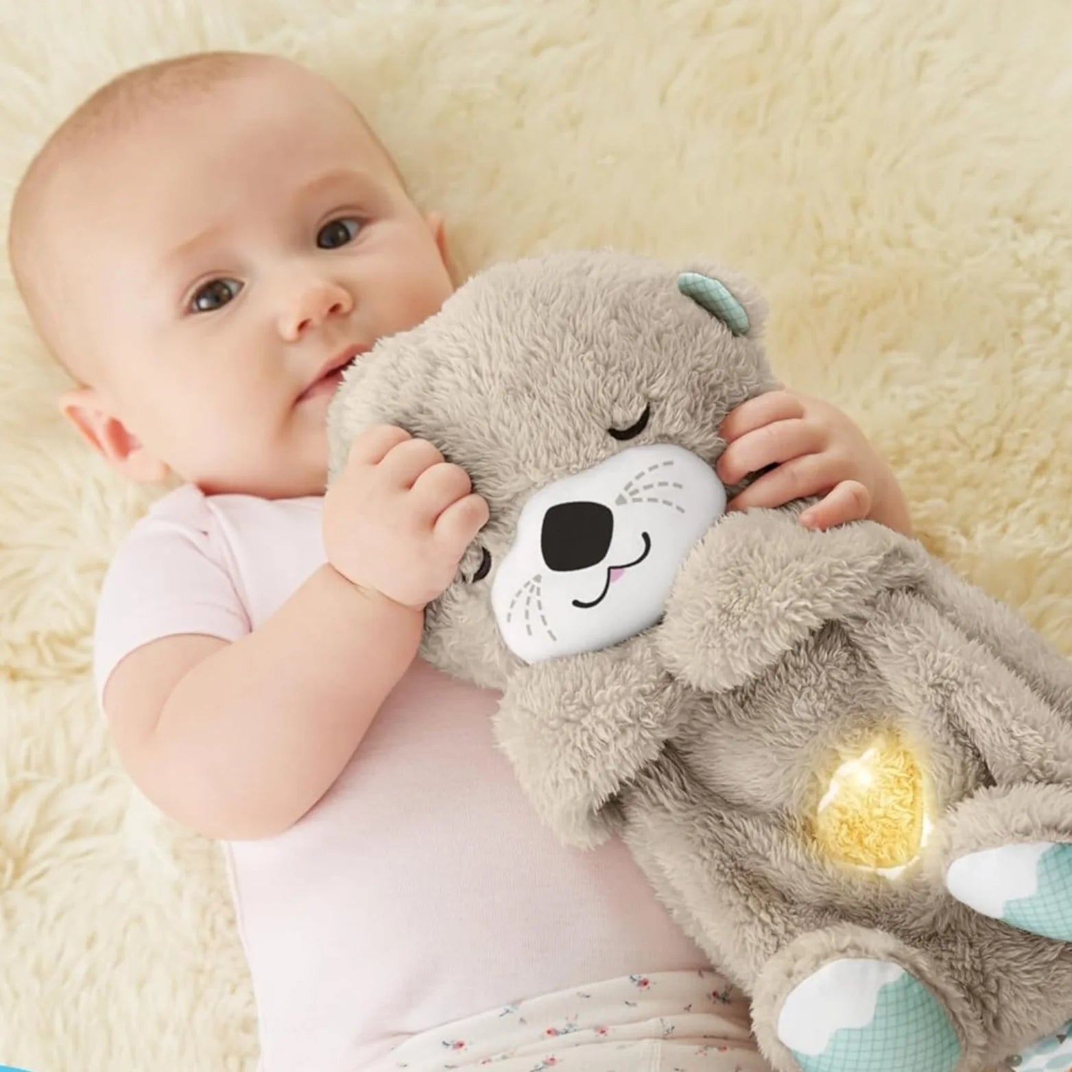 Doudou loutre peluche loutre lumineuse musicale Sphere Bebe