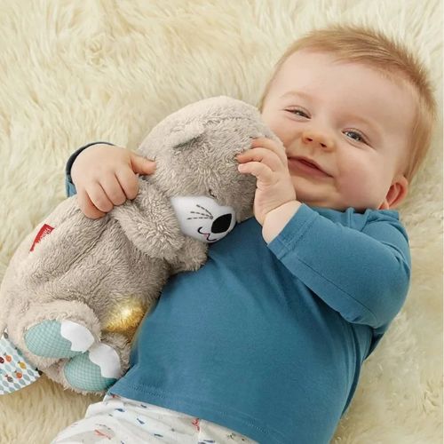 doudou-loutre-peluche-loutre lumineuse-musicale-idéale-pour-amuser-votre-bébé