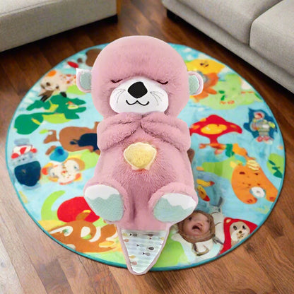 doudou-loutre-rose-peluche-qui-respire-le-compagnon-ludique-pour bebe