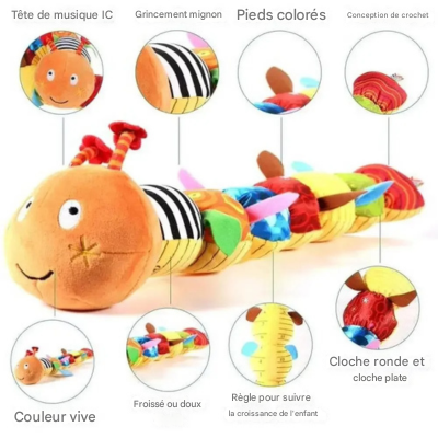 Hochet Bébé | Jouet Animaux en Peluche Musicaux