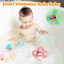 jouet-de-bain-ventouse-spinner-bébé-idéal-pour-rendre-les-bains-plus-amusant